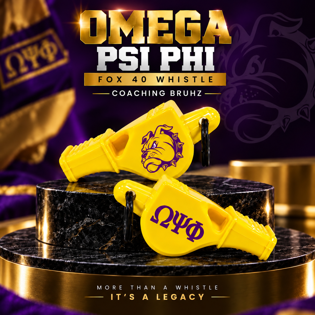 Coaching Bruhz Fox 40 Whistle + Lanyard set